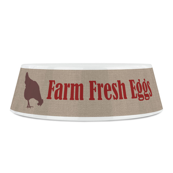 Farm Quotes Plastic Pet Bowls - Small - FRONT