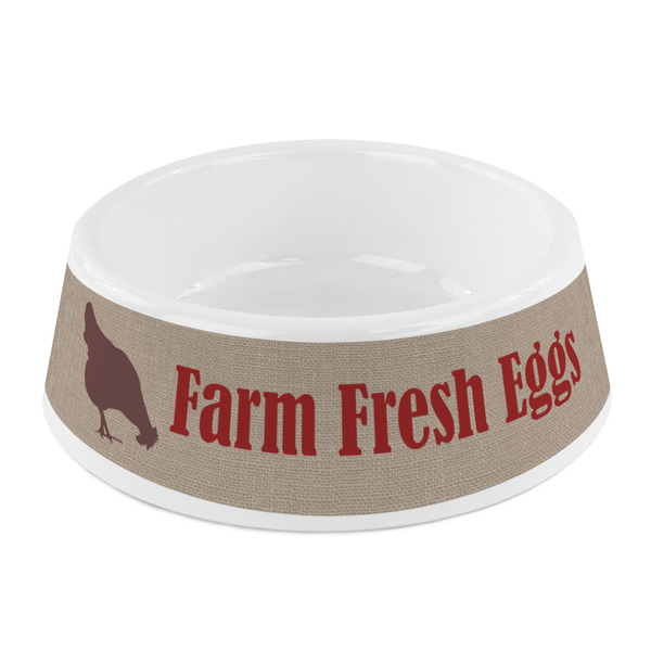 Custom Farm Quotes Plastic Dog Bowl - Small