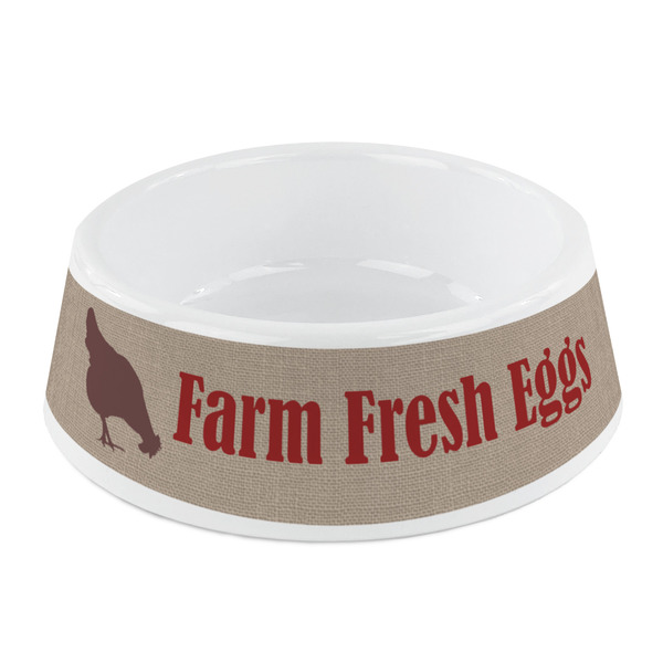 Custom Farm Quotes Plastic Dog Bowl - Small