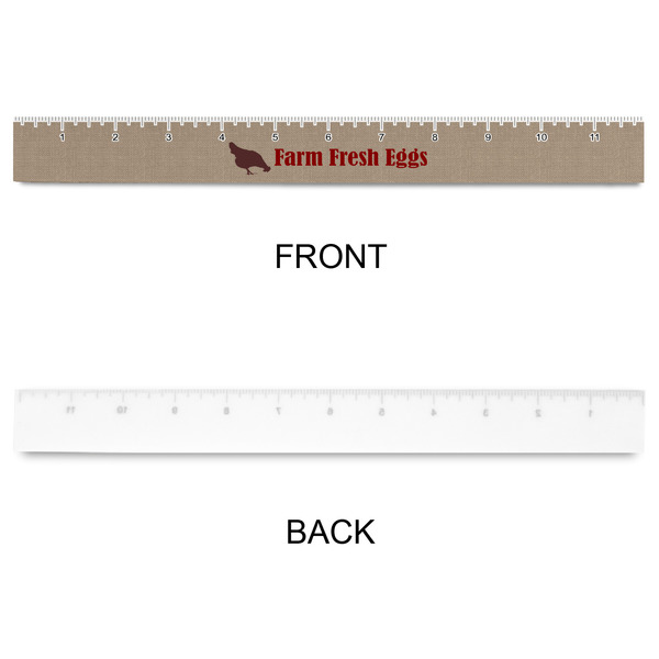 Farm Quotes Plastic Ruler - 12" - APPROVAL
