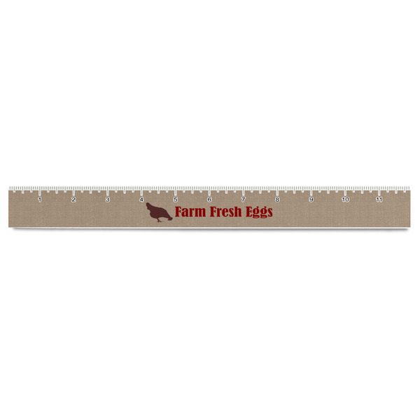 Farm Quotes Plastic Ruler - 12" - FRONT