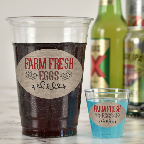 Farm Quotes Plastic Shot Glasses - In Context
