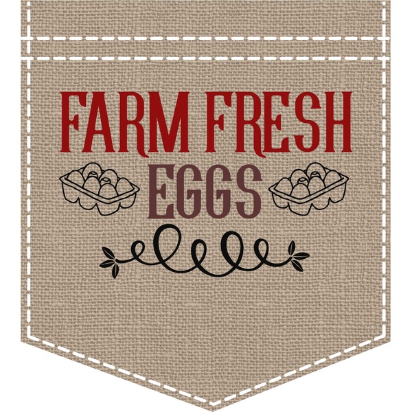 Custom Farm Quotes Iron On Faux Pocket