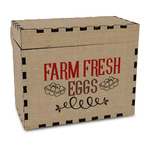 Farm Quotes Wood Recipe Box - Full Color Print