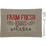 Farm Quotes Rectangular Glass Appetizer / Dessert Plate - Single or Set