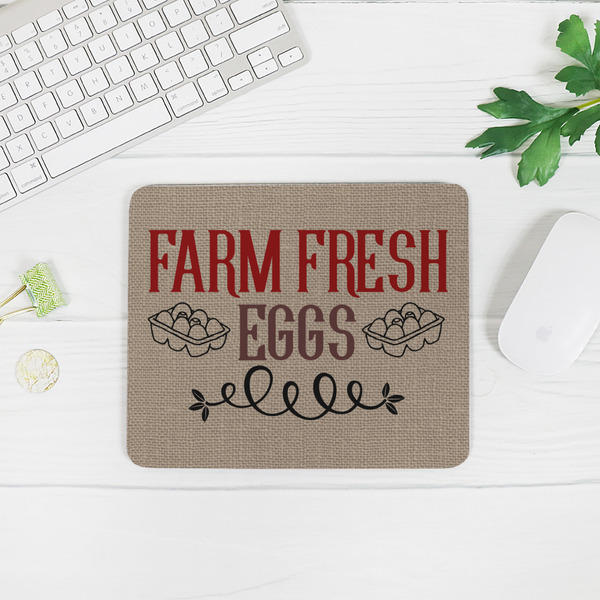 Farm Quotes Rectangular Mouse Pad - LIFESTYLE 2