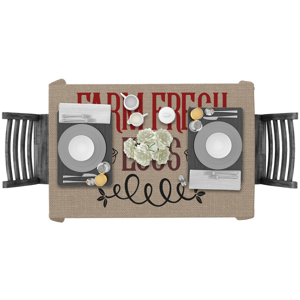 Farm Quotes Rectangular Tablecloths - LIFESTYLE