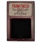 Farm Quotes Red Mahogany Sticky Note Holder - Flat