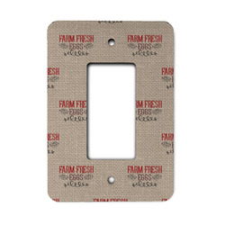 Farm Quotes Rocker Style Light Switch Cover