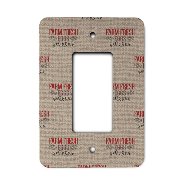Custom Farm Quotes Rocker Style Light Switch Cover - Single Switch