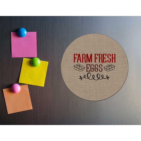 Farm Quotes Round Fridge Magnet - LIFESTYLE