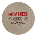 Farm Quotes 5' Round Indoor Area Rug