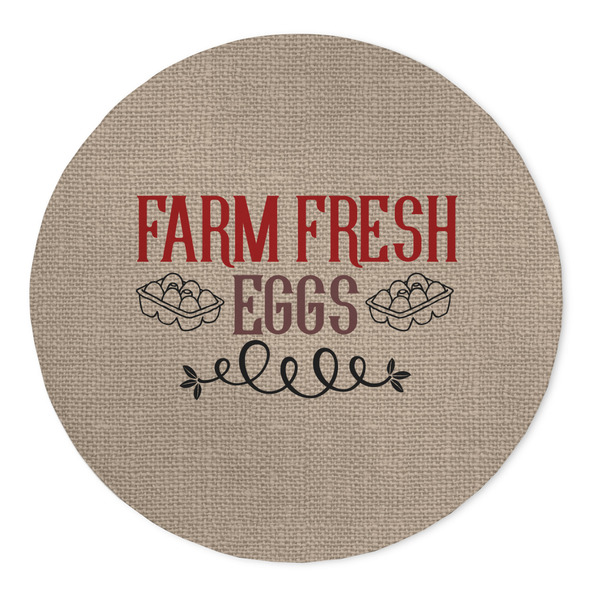 Custom Farm Quotes 5' Round Indoor Area Rug