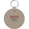 Farm Quotes Round Plastic Keychain