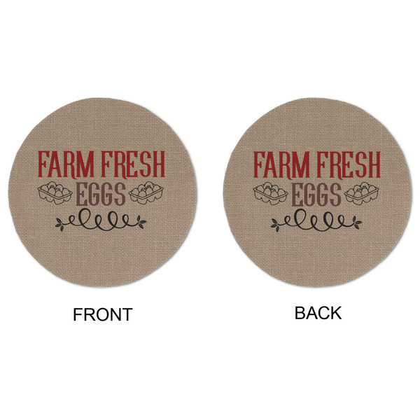 Farm Quotes Round Linen Placemats - APPROVAL (double sided)