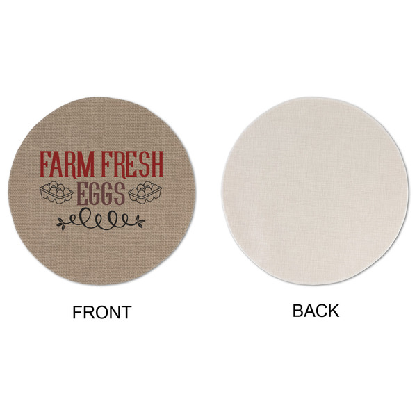 Farm Quotes Round Linen Placemats - APPROVAL (single sided)