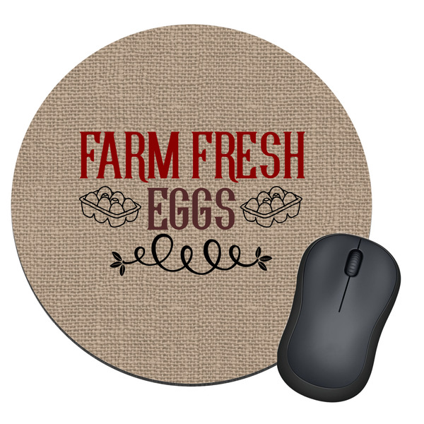 Custom Farm Quotes Round Mouse Pad