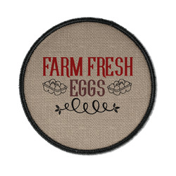Farm Quotes Iron On Round Patch