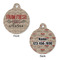 Farm Quotes Round Pet ID Tag - Large - Approval