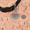 Farm Quotes Round Pet ID Tag - Small - In Context
