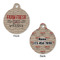 Farm Quotes Round Pet Tag - Front & Back