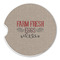 Farm Quotes Sandstone Car Coaster - Single