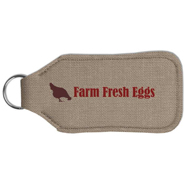 Farm Quotes Sanitizer Holder Keychain - Large (Back)