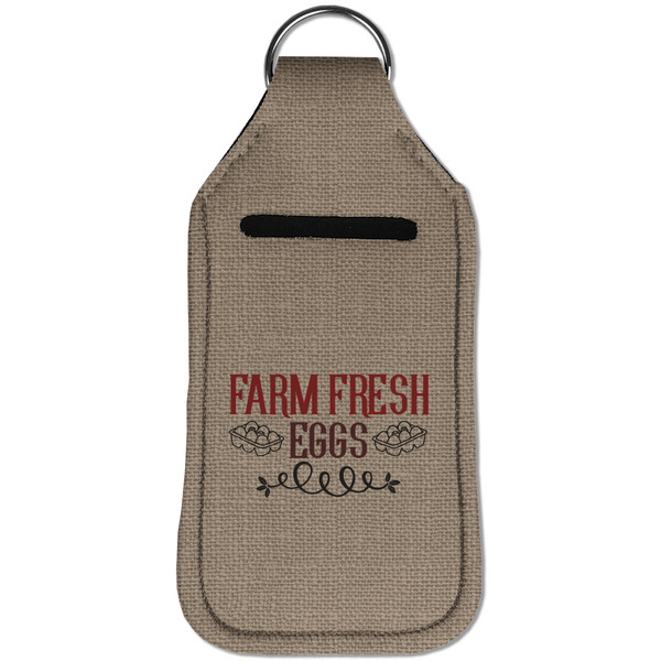 Farm Quotes Sanitizer Holder Keychain - Large (Front)