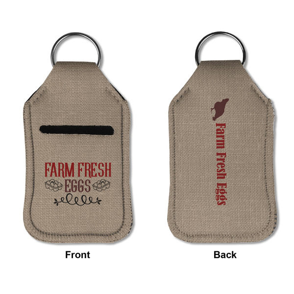 Farm Quotes Sanitizer Holder Keychain - Small APPROVAL (Flat)