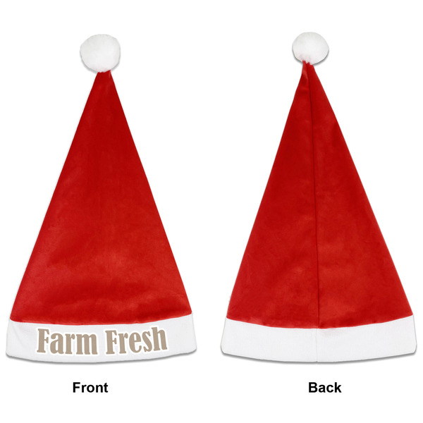 Farm Quotes Santa Hats - Front and Back (Single Print) APPROVAL