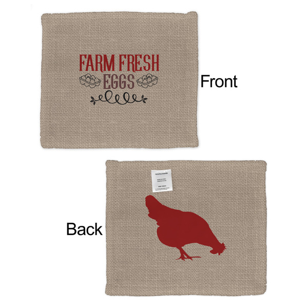 Farm Quotes Security Blanket - Front & Back View