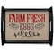 Farm Quotes Serving Tray Black Large - Main