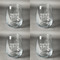 Farm Quotes Set of Four Personalized Stemless Wineglasses (Approval)