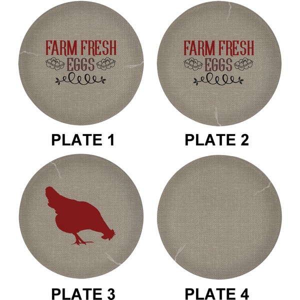 Farm Quotes Set of Lunch / Dinner Plates (Approval)