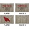 Farm Quotes Set of Rectangular Dinner Plates (Approval)
