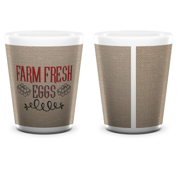 Farm Quotes Shot Glass - White - APPROVAL