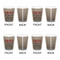 Farm Quotes Shot Glass - White - Set of 4 - APPROVAL