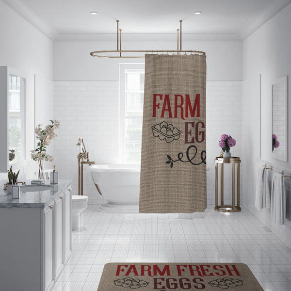 Farm Quotes Shower Curtain - 70"x83"