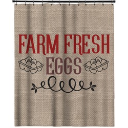 Farm Quotes Extra Long Shower Curtain - 70"x84"