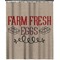 Farm Quotes Shower Curtain 70x90