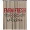 Farm Quotes Extra Long Shower Curtain - 70"x84"