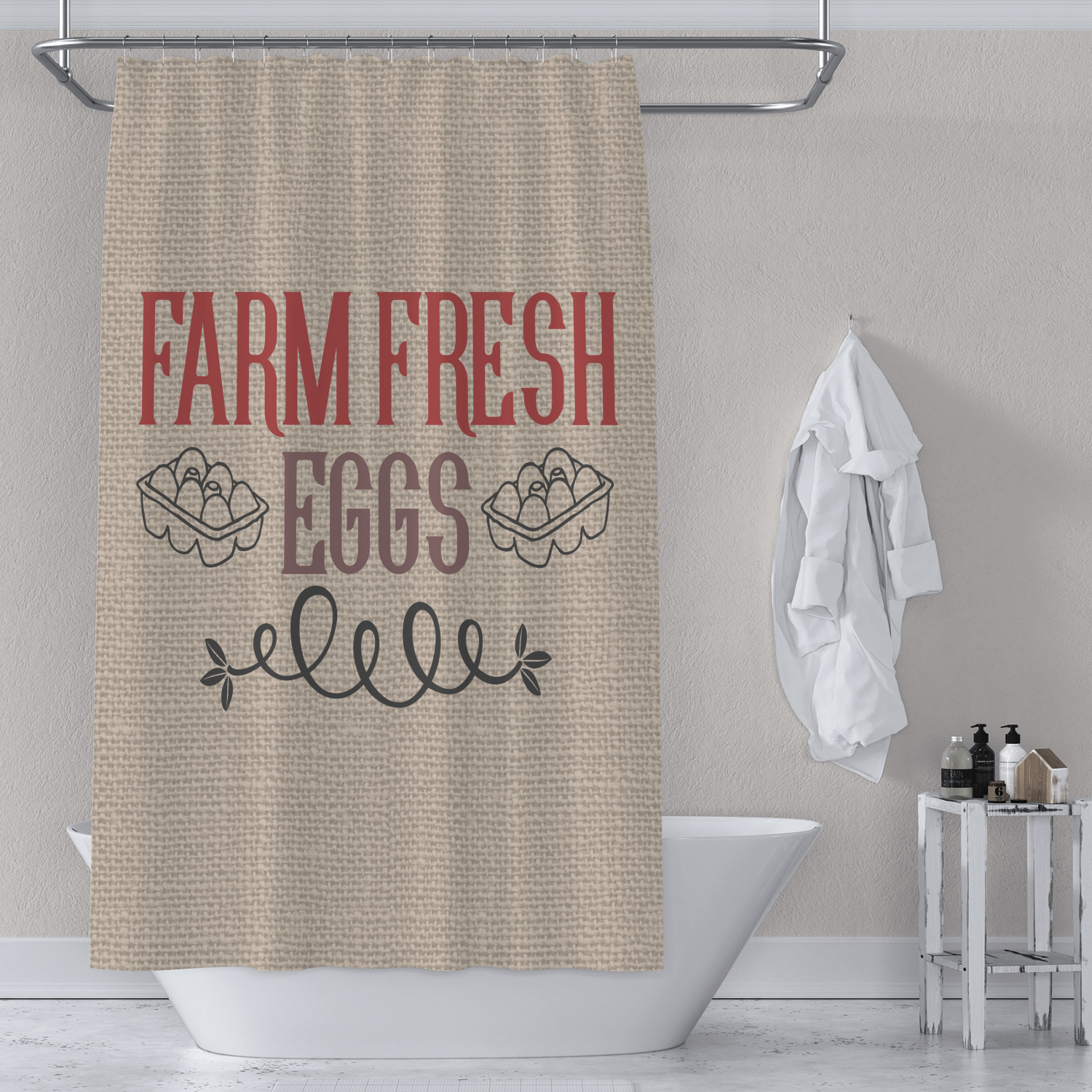 Farm Quotes Shower Curtain (Personalized) YouCustomizeIt