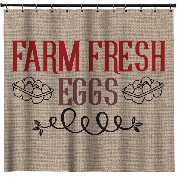 Custom Farm Quotes Shower Curtain - Custom Size