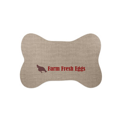 Farm Quotes Bone Shaped Dog Food Mat (Small)