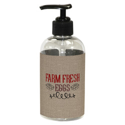 Farm Quotes Plastic Soap / Lotion Dispenser (8 oz - Small - Black)