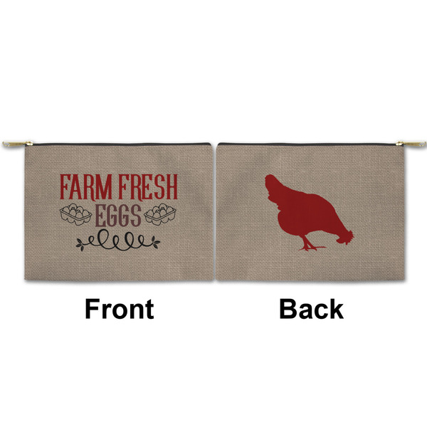 Farm Quotes Small Zipper Pouch Approval (Front and Back)