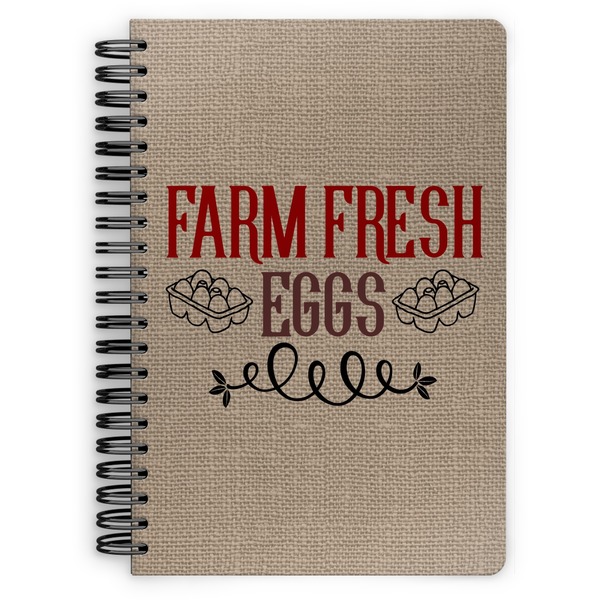 Custom Farm Quotes Spiral Notebook - 7x10