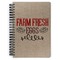 Farm Quotes Spiral Journal Large - Front View