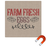 Farm Quotes Square Car Magnet - 10"