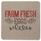 Farm Quotes Square Rubber Backed Coaster